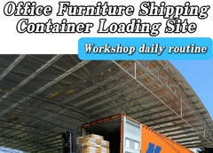Fotografia in loco di mobili da ufficio spedizione e carico