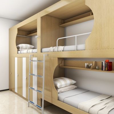 comprare Backpacker Hostel Sleeping Pod Capsule Bed Sleep Box Hostel Hotel Bunk Bed Support personalizzazione online manufacture