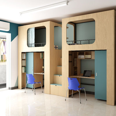comprare Supporto personalizzazione Arredamento per ufficio Myidea In legno colorato Bambini Letto a letto per l'asilo online manufacture