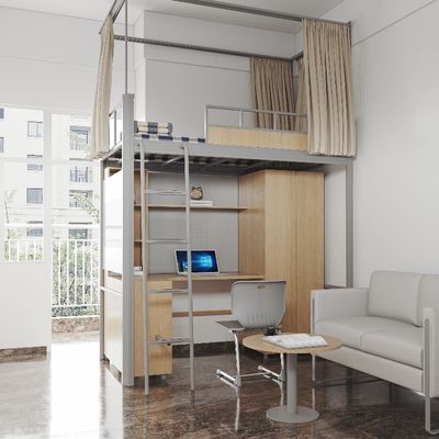 Acquistare Il letto moderno con tenda da letto e super privacy sotto il letto supporto tavolo personalizzazione online manufacture