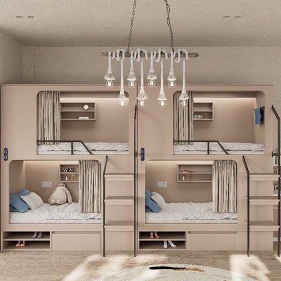 comprare Supporto personalizzazione Appartamento moderno Letti in legno con porta scarpe Assemblaggio richiesto Grigio/Argento online manufacture