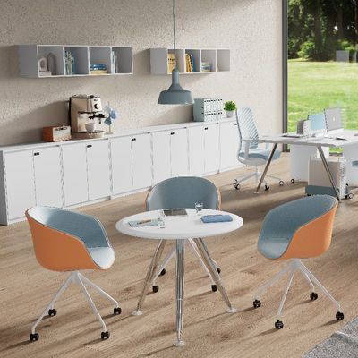 comprare Supporto personalizzazione mobili da ufficio in stile moderno tavolo con bancone bianco e gambe di metallo e acciaio robuste online manufacture