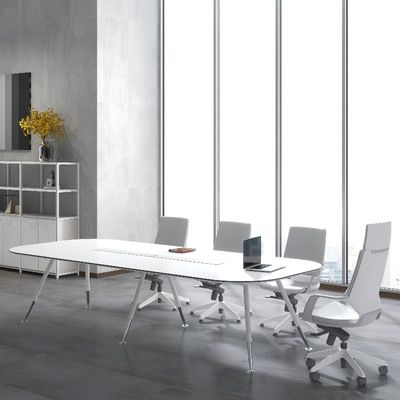 comprare Supporto personalizzazione Tavolo di conferenze moderno in metallo bianco neve con 36 colori 3000*1400*760/3600*1500*760 online manufacture