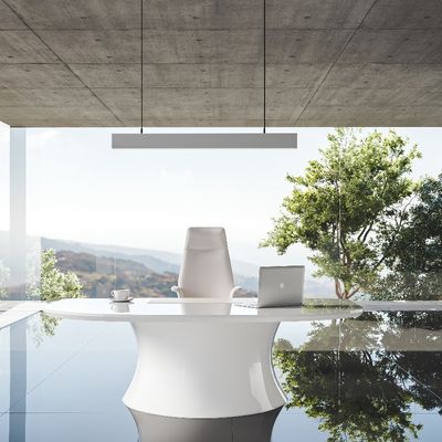 comprare Durabile White Snow Mountain Desk Personalizzabile con Polvere Rivestita Cornice Supporto personalizzazione online manufacture