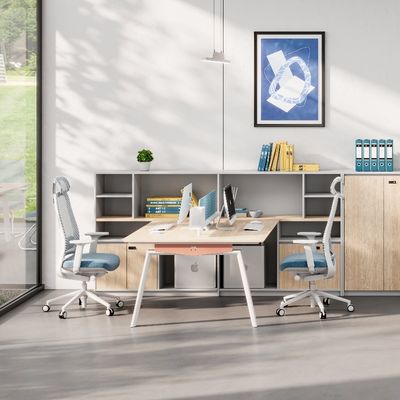 comprare Divisorio per scrivania per due persone con personale separato online manufacture