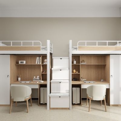 comprare Letto a scalinata personalizzabile Armadio e scrivania per dormitorio online manufacture