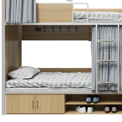 Student Dormitory Double Decker Iron Frame Bunk Bed