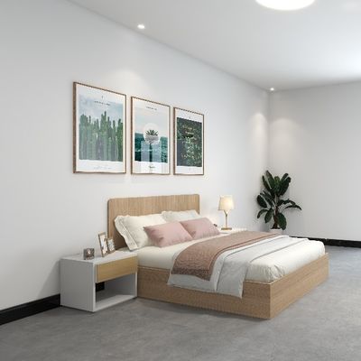 Acquistare Supporto personalizzazione Comodo Modern Minimalista Letto in legno Cornice metallica senza materasso per dormitorio Scuola Appartamento o Hotel online manufacture