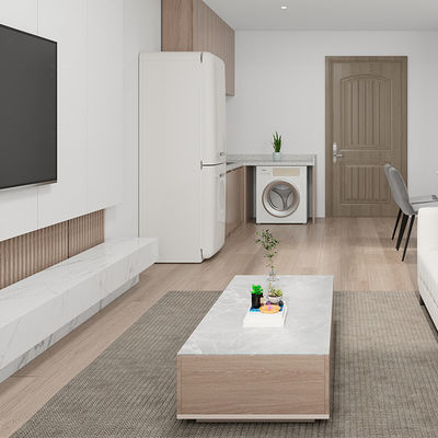 Acquistare Arredamento commerciale Moderna personalizzazione Tavolo da caffè con pannelli di legno di lusso per ufficio e soggiorno in hotel online manufacture