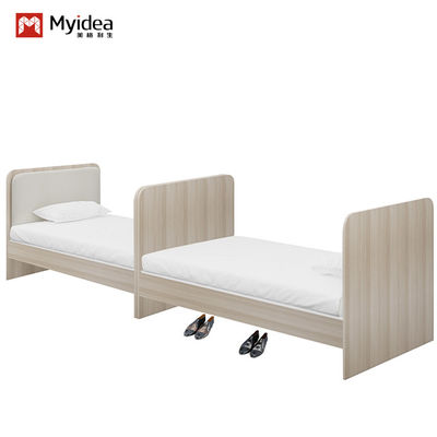 Acquistare Letto matrimoniale in stile nordico In colore chiaro Sostenere la personalizzazione per la camera da letto Scuola Appartamento o dormitorio in legno Arredamento per hotel online manufacture