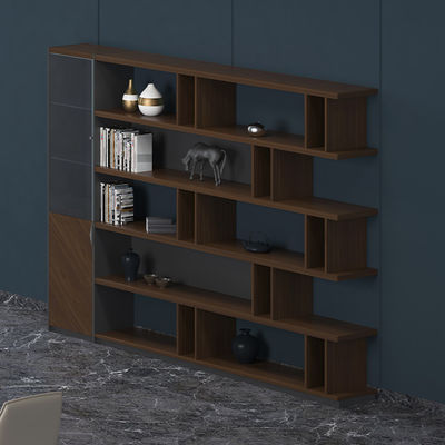 comprare Contemporaneo ufficio del capo Archivio moderno supporto personalizzazione Disegno in legno / metallo / plastica Home Storage Office Glass Panel online manufacture