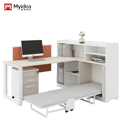 comprare Appartamento contemporaneo per ufficio per una sola persona Arredamento moderno in acciaio e legno Combinazione di mobili Letto ripiegabile Ripienabile per uso in ufficio Supporto personalizzazione online manufacture