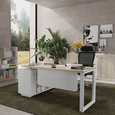 comprare Serie ufficio scrivania quadrata gambe in acciaio personalizzazione grande capo supervisore scrivania del gestore include mobili da armadio aggiuntivi online manufacture