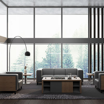 comprare Divano modulare in pelle, set moderno e minimalista, combinazione per area relax, reception aziendale e trattative online manufacture