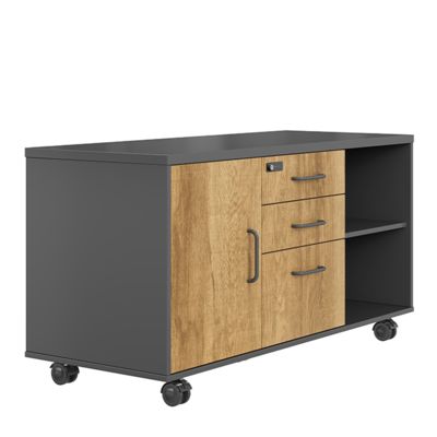 Myidea Industrial Style Movable Sub Cabinet Office Furniture Simple Storage File Cabinet