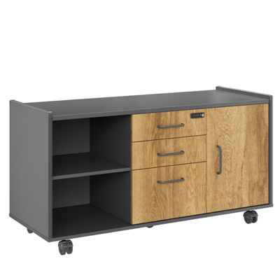 Myidea Industrial Style Movable Sub Cabinet Office Furniture Simple Storage File Cabinet