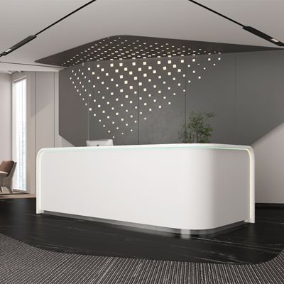 comprare Contaglio di pietra artificiale Contaglio di prenotazione Compagnia Hotel Reception Contaglio di servizio Contaglio curvo semplice Moderno e elegante online manufacture