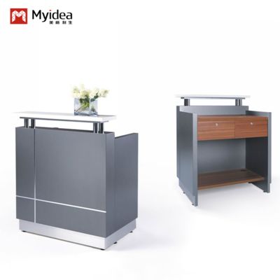 comprare Contafogli di pietra artificiale, reception, processo di verniciatura, reception, hot selling baking paint counter, company reception, cassiere desk online manufacture