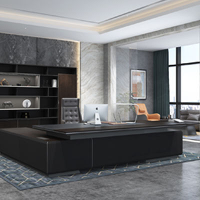 Foshan President'S Desk, Supervisor'S Desk, Boss'S Desk, Office Desk And Chair Combination, Modern And Simple Large Class Desk, Office Furniture