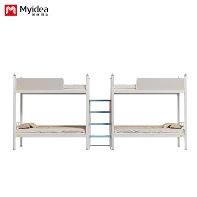 Thickened Four Person Bed, School Dormitory, Stable Bunk Beds for Students, Step Ladder, Multi Person Employee Dormitory Bed
