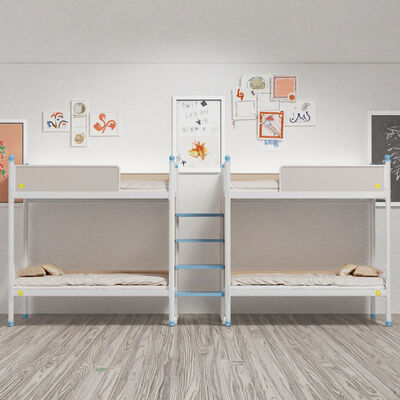 comprare Letto per quattro persone, dormitorio scolastico, letti stabili per studenti, scala a gradini, letto per impiegati per più persone online manufacture