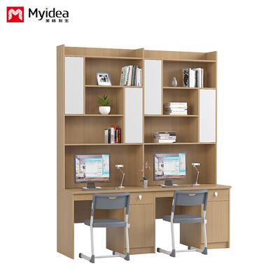 Single Dormitory Desk, Children's Study Desk with Storage Space, Books, Materials, Items, Storage Desk Customization