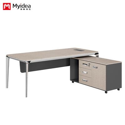 Aluminum Alloy Die-casting Foot Main Desk Supporting Movable Storage Sub Cabine