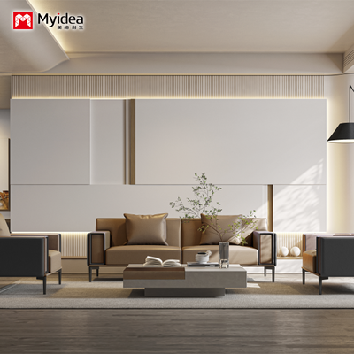 comprare Divano in pelle italiana, tavolo da caffè, reception dell'ufficio, sedute moderne e semplici per tre persone online manufacture