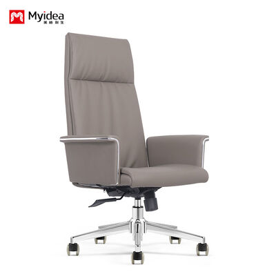 Acquistare Luxury Executive Leather Desk Chair ️ realizzato in pelle premium morbida ma resistente, con regolazione pneumatica dell'altezza del sedile e regolazione dell'inclinazione/tensione per un comfort tutto il giorno online manufacture