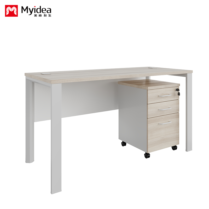 Myidea Steel Legged Desk and Computer Desk Suitable for Apartments, Dormitories, Hotels, Homestays