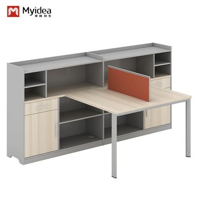Combinazione di scrivania e sedia per ufficio finanziario, semplice schermo moderno, scrivania per dipendenti, scrivania per ufficio, sedile per 6-4 persone, stand