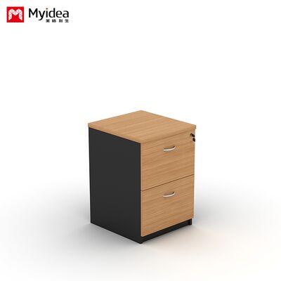 Personalizzazione Combinazione di armadietto fisso chiudibile per ufficio, armadietto basso per scrivania semplice con cassetti per la conservazione di oggetti